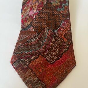 Missoni Multicolor Patchwork Tie
